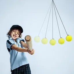 prep partners Tennis Rebound Ball, Solo for Self-Practice, Portable Tennis Training Tool Baseball image 3