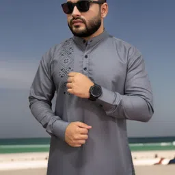 rhinefab Men Printed Cotton Blend Straight Kurta-picture-32