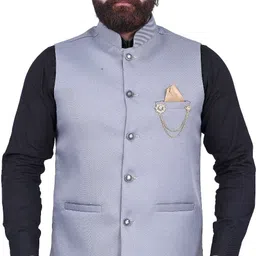 ntc store Men Solid Nehru Jacket-picture-10