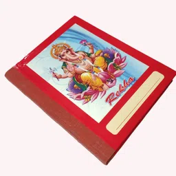 rekha binders Ganesh Note Book/Khata Rull paper (407 pages) 1-Part Notebook image 5