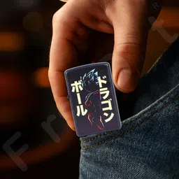 crokroz Blue Goku Lighter For Cigarette | Runs On Liquid Fuel | Classic Anime-Inspired Design Lighter For Cigarette | Runs On Liquid Fuel | Classic Pocket Lighter image 3