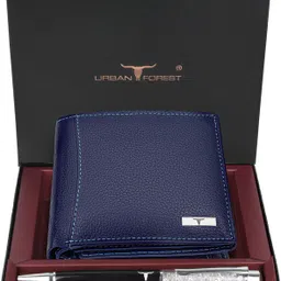 urban forest Men Casual Blue Genuine Leather RFID Wallet-picture-32