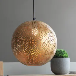 orange tree Romonov Brass Metal Hanging Light-picture-15