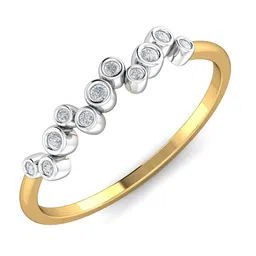 KUBERBOX Corin Dots 18KT Gold Diamond-Studded Ring-1.44 gm-picture-26
