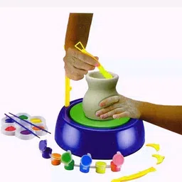 sno Electric Battery Operated Pottery Wheel Set Clay Pot Making Machine Game POT_75 image 2