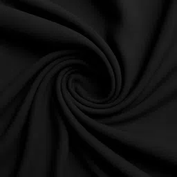 mehsha Georgette Solid Black Women Dupatta image 2