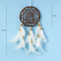 ilu Car Hanging Dream Catcher Fancy Lord Ganesha Car Hanging, Wall Hangings, Garden Feather Dream Catcher image 4