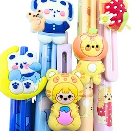 nazaars Cartoon Design Ball Pen With Comfortable Grip For Extra Smooth Writing Ball Pen image 3