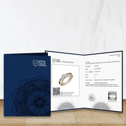 KUBERBOX Corin Dots 18KT Gold Diamond-Studded Ring-1.44 gm image 5