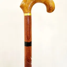 U type Fancy wooden walking stick for Man Woman And Old People Pack of 1 Walking Stick-image-50