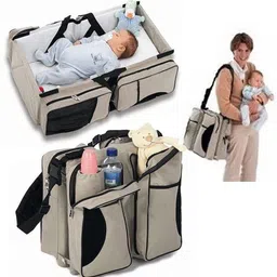 dherik tradworld 3 in 1 Diaper Bag Travel Bassinet Diaper Change Mat External 3 in 1 Diaper Bag-picture-28