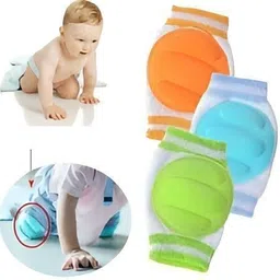 sbts Breathable Comfortable Knee Cap for Kids_436 Multicolor Baby Knee Pads image 1