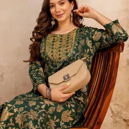 surhi Women Embroidered Viscose Rayon Straight Kurta-picture-38