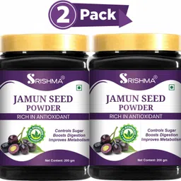 srishma Jamun Seed Powder for Diabetes (Pack of 2)-picture-14