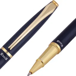 krink PENVY-R1007 Metal pen Blue and Golden combination fitted with germany Made Roller Ball Pen image 3