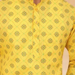 anujfashion Men Cotton Blend Kurta Pyjama Set image 4