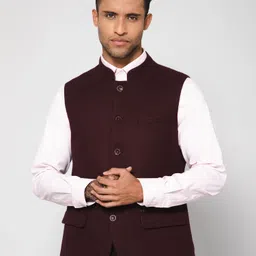 cantabil Solid Men Waistcoat-picture-12