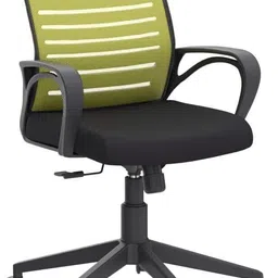 maestro seating systems Home & Office Mesh Chair with Fixed Handles -Comfortable Desk Chair Office Chair Fabric Office Adjustable Arm Chair image 4