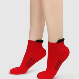 N2S NEXT2SKIN Women Pack Of 3 Striped Ankle Length Socks image 5