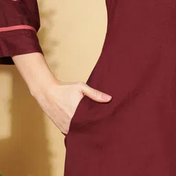 9shines Label Notched Neck Embroidered Maxi Nightdress image 3