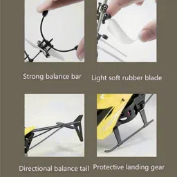 dishoom RC Helicopter Toy for Kids | Plastic Gravity Sensor Flying Toy, 6-Month Warranty image 3