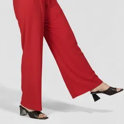 israr danish enterprises Pack of 4 Women Regular Fit Multicolor Lycra Blend Trousers image 3