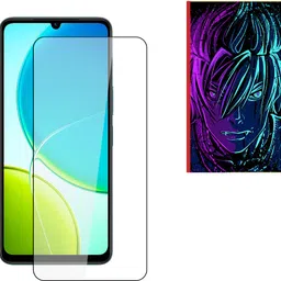 SOMTONE Edge To Edge Tempered Glass for vivo Y19s 5G Tempered Glass Screen Protector | Anti-Scratch | Edge to Edge Full Coverage | 9H Hardness ( 1 FRONT SCREEN GUARD + 1 FREE BACK EMBOSSED SKIN002 )-picture-15