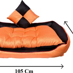 slatters be royal store PremiumQuality Velvet Luxury Washable DOG Sofa For All Season Sleeping CatPuppy XXL Pet Bed image 2