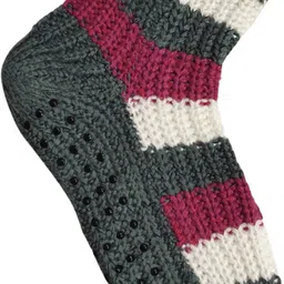 new arihant traders Knitted Wool Women Socks (Free Size) Woven Ankle Length Women Woven Ankle Length image 5