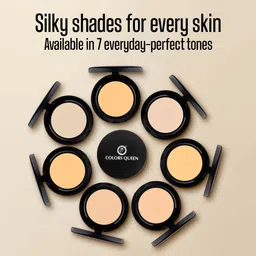 colors queen Silk Lightweight Compact Powder with Argan Oil Compact image 5