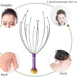 lsari Hair Scalp Manual Massager HeMassager Scalp Scratcher 12 Finger image 4