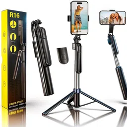 Nextronomy R16 Smart Adjustable Tripod Selfie Stick for Vloggers and Creators Tripod-picture-34