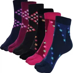 leafblu Women Graphic Print, Printed, Striped, Self Design Ankle Length, Low Cut-picture-17