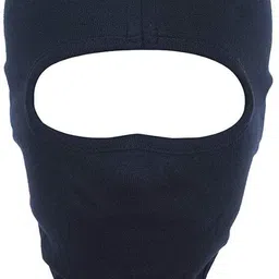 hench Black Bike Face Mask for Men & Women image 2