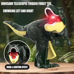 toybot Dinosaur Toy with Biting Function Roaring Sound Effect Will Shake Head and Tail image 4