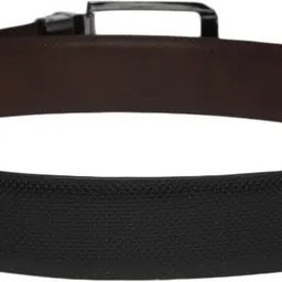 louis philippe Men Formal Brown Genuine Leather Reversible Belt image 2