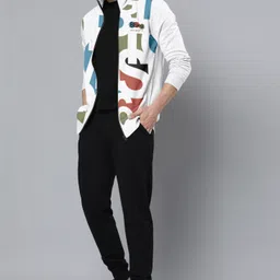 triptee Men Printed Sports Jacket image 4