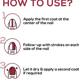 renee Metallicious Nail Paint Christmas Red | Chip Resisting Formula with High Shine Christmas Red image 5