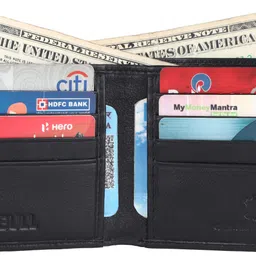 skinbull Men Casual Black Genuine Leather RFIDWallet image 2