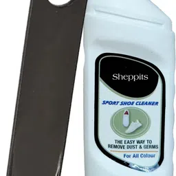 Sheppits Premium Sports Shoes/Sneakers Cleaner (Natural) & Shoe Horn (Grey) Shoe Care Kit-picture-10