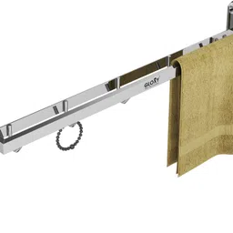 Modern Foldable Towel Holder | Road with Hooks & Hanger 24 inch 1 Bar Towel Rod-image-91