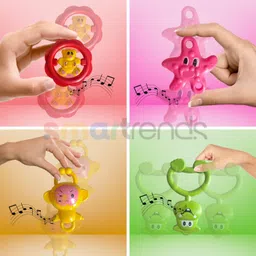 smartrends Rattle Toy for baby |Animal Hand Rattle Toy & BPA-Free Teether for Baby Activity Rattle image 3