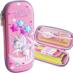 aekko 3D Pencil Case Star Unicorn Art EVA Pencil Box-picture-22