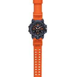 CARLINGTON Men Printed Dial Straps Analogue and Digital Watch CT 3344 Orange image 2