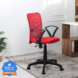 Fushion Low Back Office Chair Fabric Office Arm Chair-image-97
