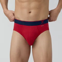 xyxx Pack of 2 Traq Anti-bacterial Odour-free cotton Solid Men Brief image 2