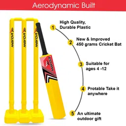 mayor Plastic Cricket Set Size 5 Cricket Kit image 3