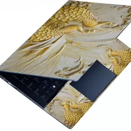 PALMETO peacock-3d - HD quality, vinyl sticker, full vinyl cover for laptop Vinyl Laptop Skin Compatible for 15.6 inch-picture-17
