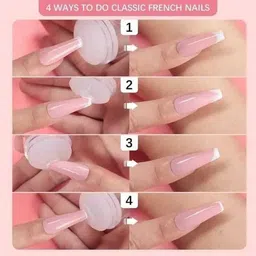 npah Transparent Jelly Silicone Nail Stamper for DIY Nail Art & French Tips image 4