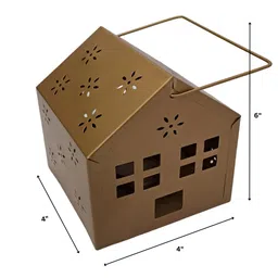 SHAURYA DESIGNS Metal Hut Lantern image 2